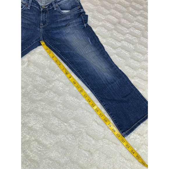 Women’s BKE Fr Buckle Harper Capri Jeans, Blue, 27 - Picture 8 of 12